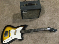 1963 Harmony Bobcat with DeArmond gold foil PU and 303 amp