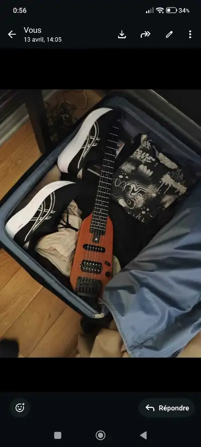 Travel electric guitar, Hush-X, View more