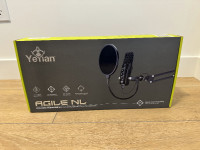 YEYIAN Agile NL Streaming Microphone Kit w/Boom Arm, Windscreen