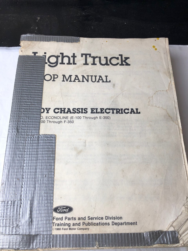 1981 FORD F100 -F350 E100 -E350 FACTORY SERVICE MANUAL #M1156 in Textbooks in Edmonton