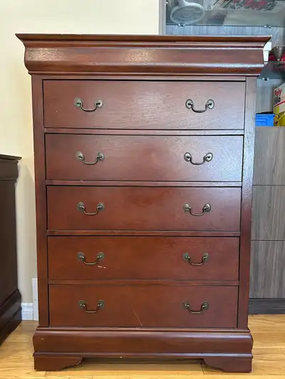Beautiful Wood Tall Dresser / Cheat of Drawers (CAN DELIVER), View more