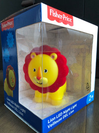 Fisher Price:  veilleuse DEL lion.  Neuf.