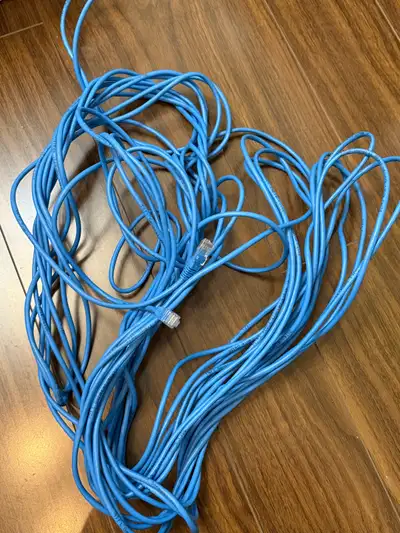 Long Ethernet cable (RJ45), very good condition. Perfect for router or computer connection. Pickup o...