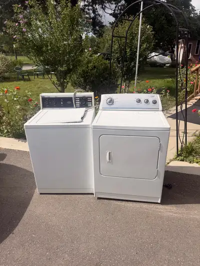 washer and dryer electric good working , View more