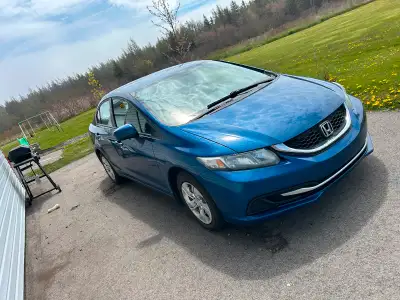 Selling my Honda Civic.car is in great shape taken care of regular maintenance 99% Highway kilometre...