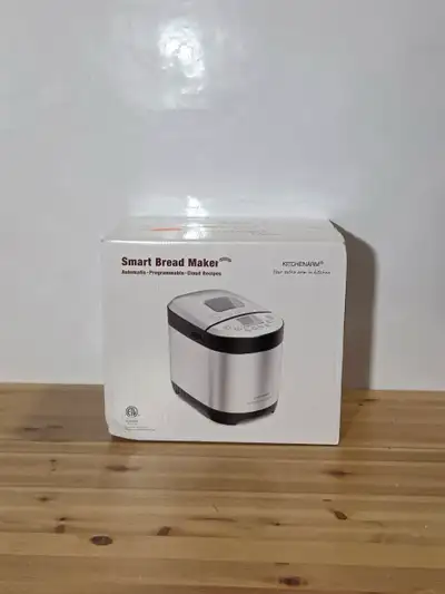KITCHENARM 29-in-1 Smart Bread Machine – Stainless Steel – 2LB, View more