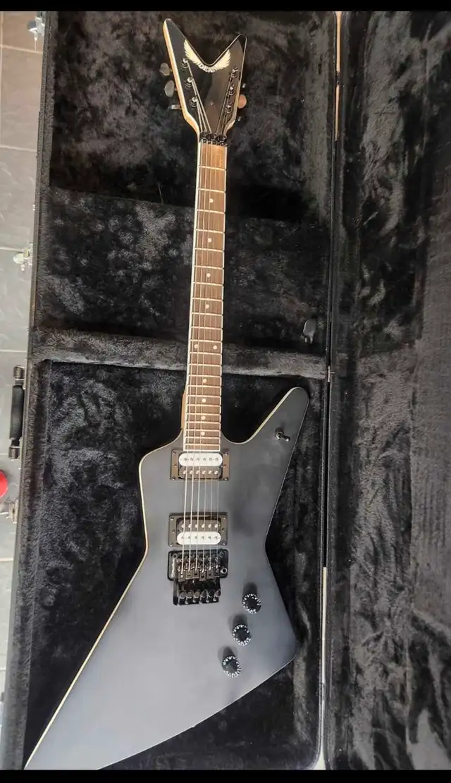 Dean Explorer Satin Black 6 string electric guitar.  in Guitars in Edmonton - Image 2