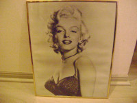 Rare Vintage Marilyn Monroe Black & White Framed Photo