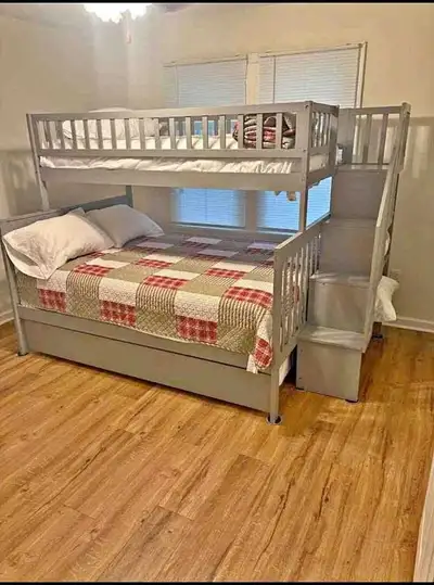 3 Portion Thrundle Bunk Bed For Kids And Adults With Stairs, View more