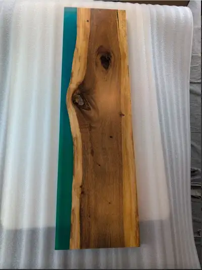(OPEN-BOX) 48" x 12" River Epoxy Table / Tabletop #2, View more