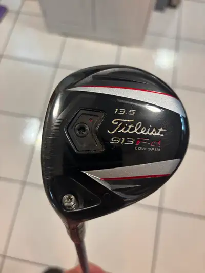 Titleist 913 hd low spin model - 3 wood (13.5) - stiff left hand, View more