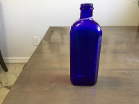 Vintage Henry K. Walpole Cobalt Blue Medicine Bottle $25