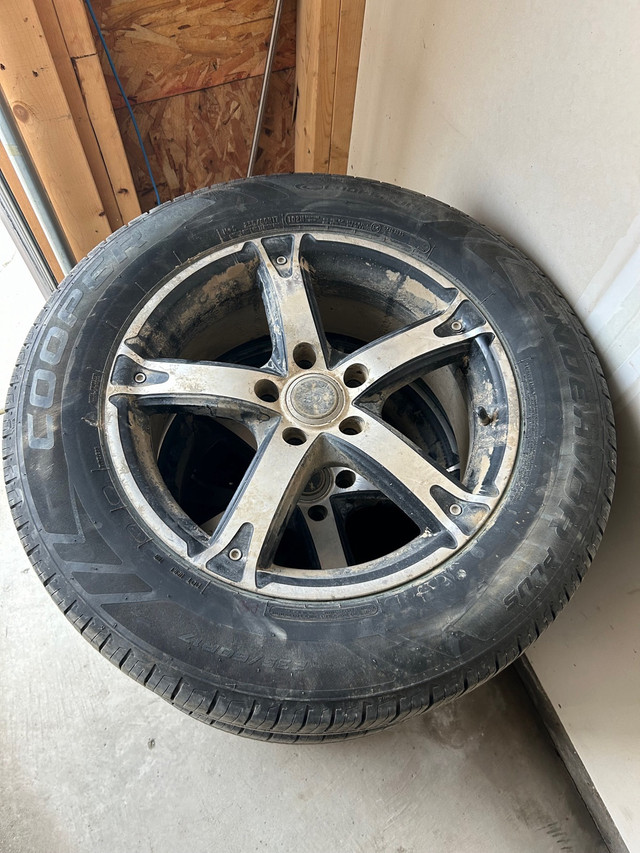 235/60R17 used rims/tires in Tires & Rims in Saskatoon