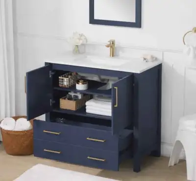 meuble lavabo 36’’ avec robinetterie , View more