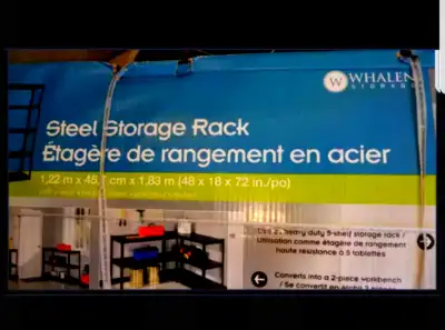 Shelving Unit Steel construction., View more