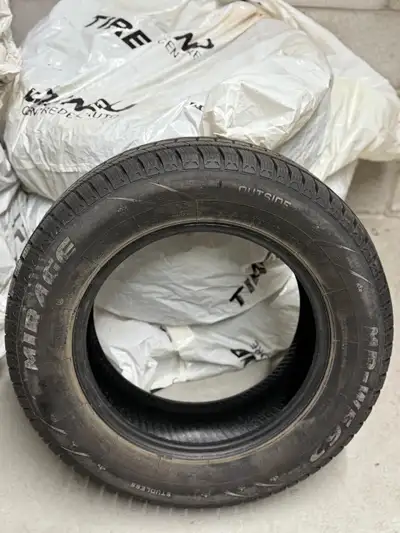 Used winter tires for sale 215/65R16 selling for $250 obo only been used for 3 months