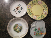 Vaisselle ANTIQUE : assiettes et plateaux ovales antiques