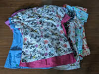 Ladie's Scrub Tops Size MED Lot of 13