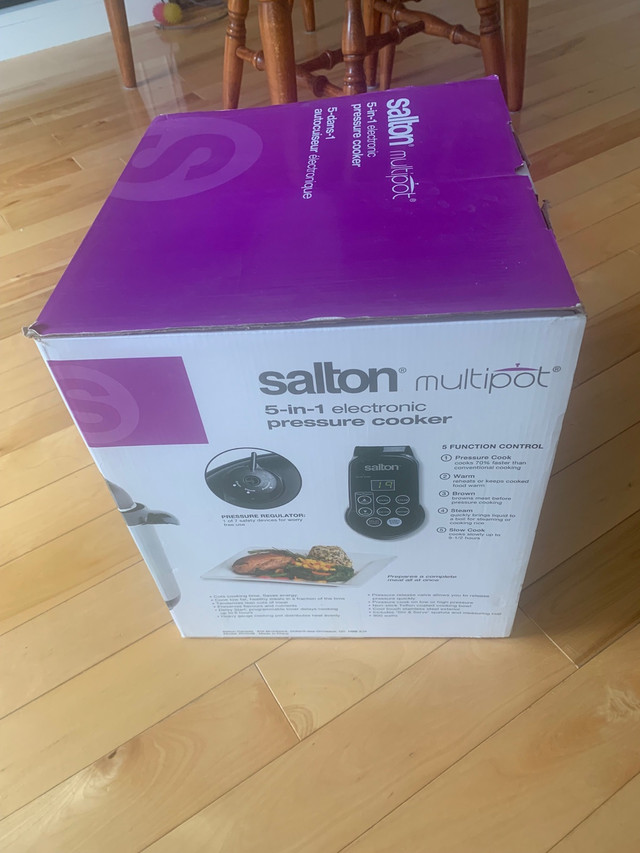 Salton 5 in 1 Electronic Pressure Cooker - 5L PC-1048 in Microwaves & Cookers in City of Toronto