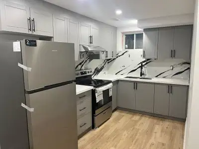 Available Immediately Brand New 2 Bedrooms/2 Bathrooms Basement Looking for clean good tenants Locat...