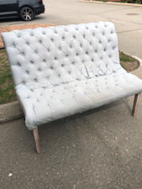 Upholstered Loveseat Bench for sale