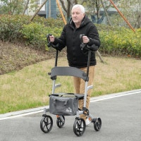Aluminum Folding Rollator walker with 10'' Wheels Markham / York Region Toronto (GTA) Preview