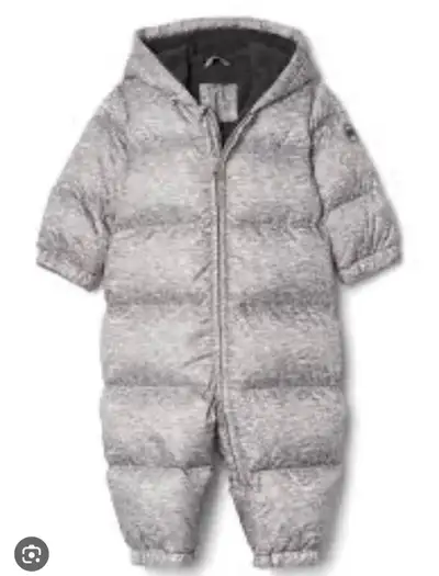 Baby gap down heather snowsuit 12-18 months, View more