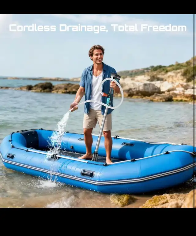 Seesii Cordless Stick Water Transfer Pump, 4000mAh Battery&Charg in Power Tools in Hamilton - Image 4