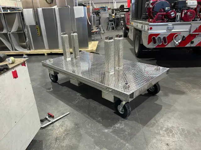 Aluminum and steel welding services.