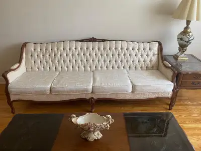Selling 4 seat couch and matching chair, View more