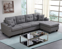 Stylish Sanctuary Your Oasis Awaits with 4 Seater Sectional sofa