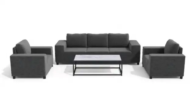 Outdoor Sofa and 2 Chairs Set62863278326659121