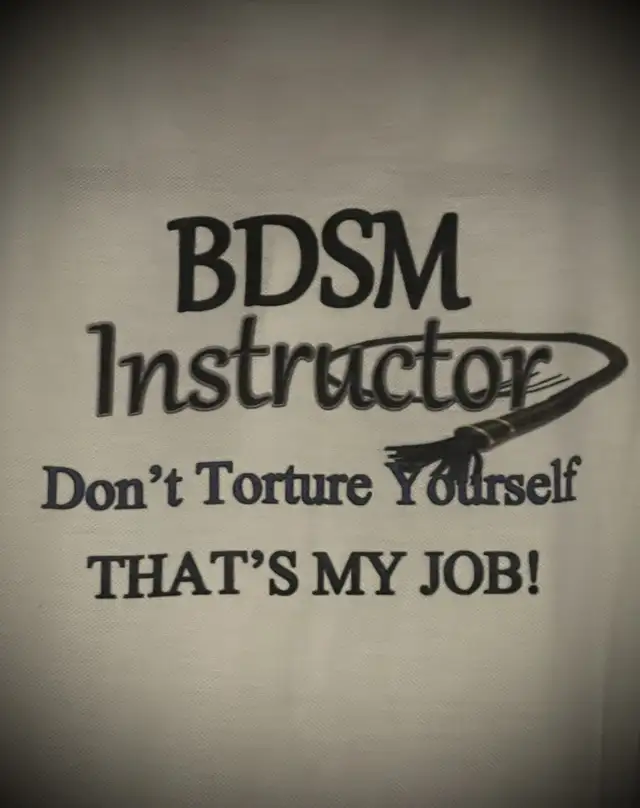 Bondage Instructor T-shirt - Golf Shirt • Medium in Other in Kitchener / Waterloo - Image 2