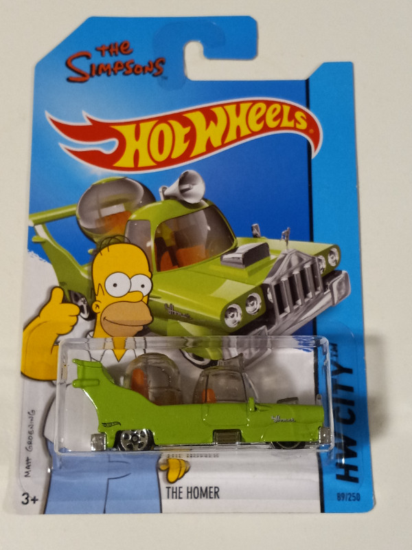Hot Wheels The Simpsons The Homer Green 1:64 Perfect in Toys & Games in Trenton