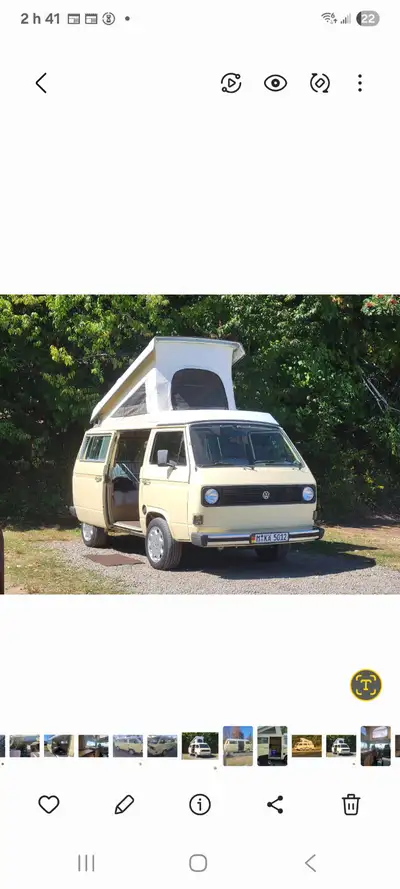 Je mets mon magnifique westfalia 1981 importé de Californie il est en tres bonne condition et toujou...