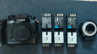 Panasonic Lumix GH5 + Viltrox EF-M2 0.71x Speedbooster + 6 Batts