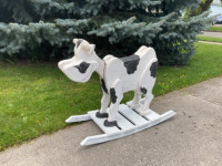 Large Holstein Cow Rocker or Ornament