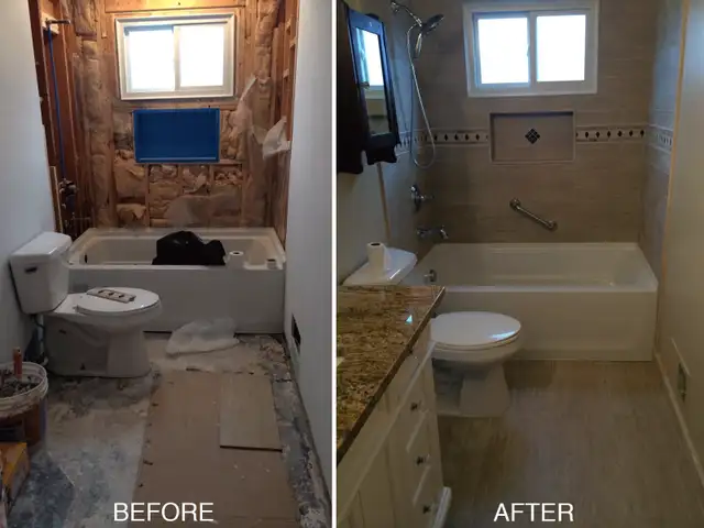 Rénovations de salles de bains, cuisines, sous-sols 514 464 6861 in Renovations, General Contracting & Handyman in City of Montréal - Image 5