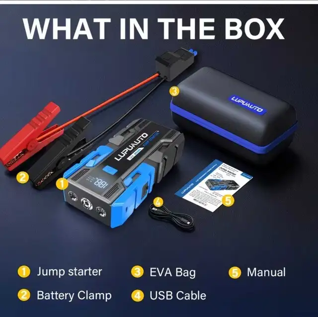PORTABLE CAR BATTERY BOOSTER NEW532105366287820807