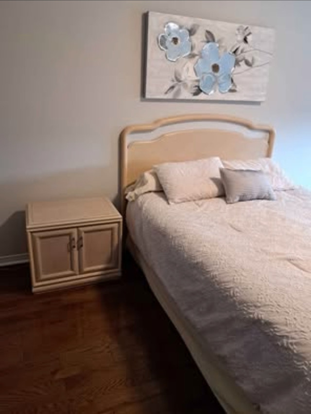 Italian Made White Washed Bedroom Set with Mattress Included in Beds & Mattresses in Oakville / Halton Region - Image 2