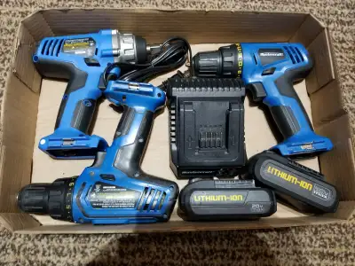 Cordless Ryobi / B+D  / MasterCraft Tools, View more