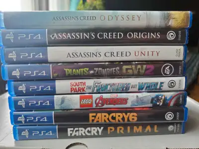 Assassins Creed Odyssey $10 Far Cry Primal $10 Far Cry 6 $25 Assassins Creed Origins $10 Assassins C...