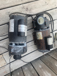  Two used hot tub  water pumps
