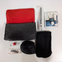 Air Canada toiletry kits from Business Class