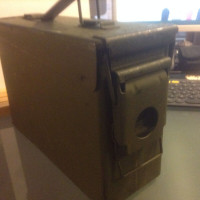 Vintage Ammo Box  Military Amunition box