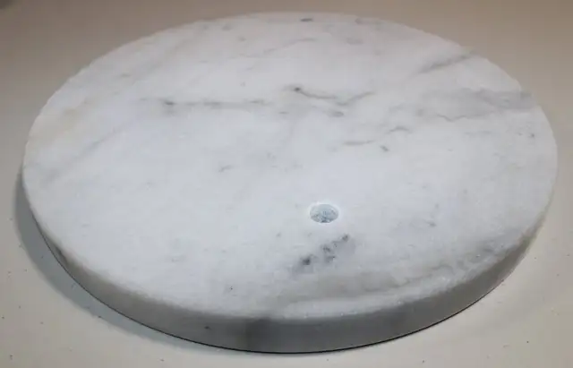 12 inches Diameter Round Marble Base White for Floor Lamp in Indoor Lighting & Fans in Kitchener / Waterloo - Image 5