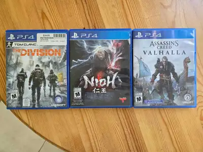PS4 Games - Division 2 and NIOH, View more