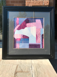 Abstract print and frame