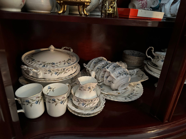 Brigadoon Royal Albert cream soup bowls, covered vegetable bowl. in Kitchen & Dining Wares in St. Catharines