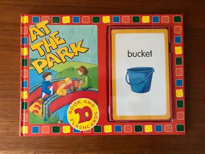 At the Park Kid's Book with 20 Flashcards - Reading Help Learn, View more